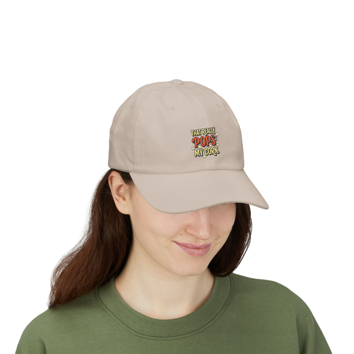 That Really Pops My Corn! Funny Retro Dad Cap