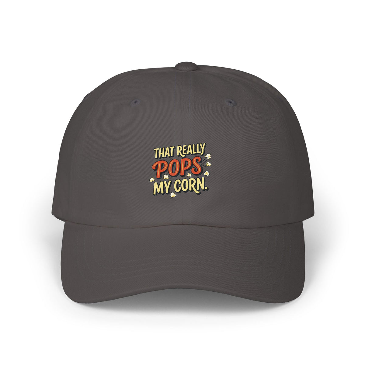 That Really Pops My Corn! Funny Retro Dad Cap