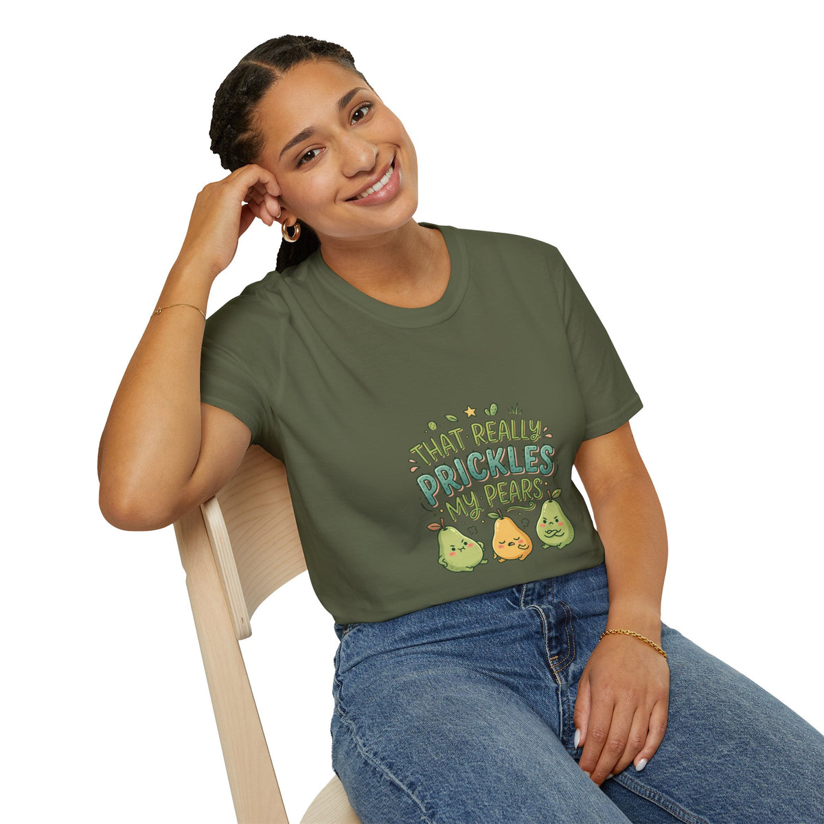 That Really Prickles My Pears! Funny Pear Graphic Tee