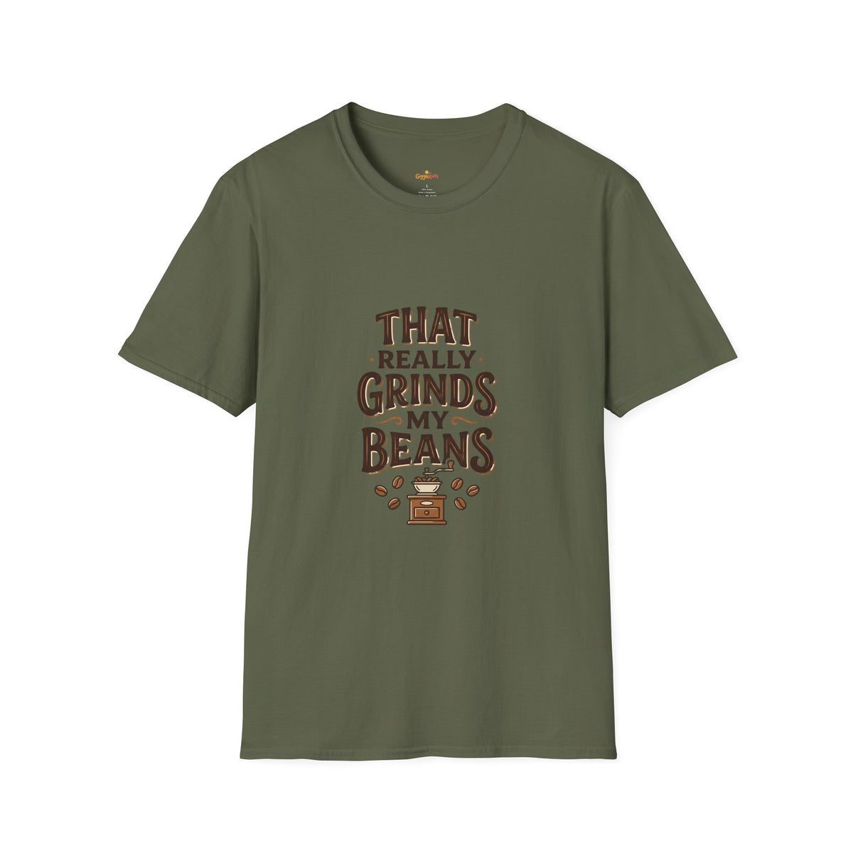 That Really Grinds My Beans T-Shirt — Vintage Graphic