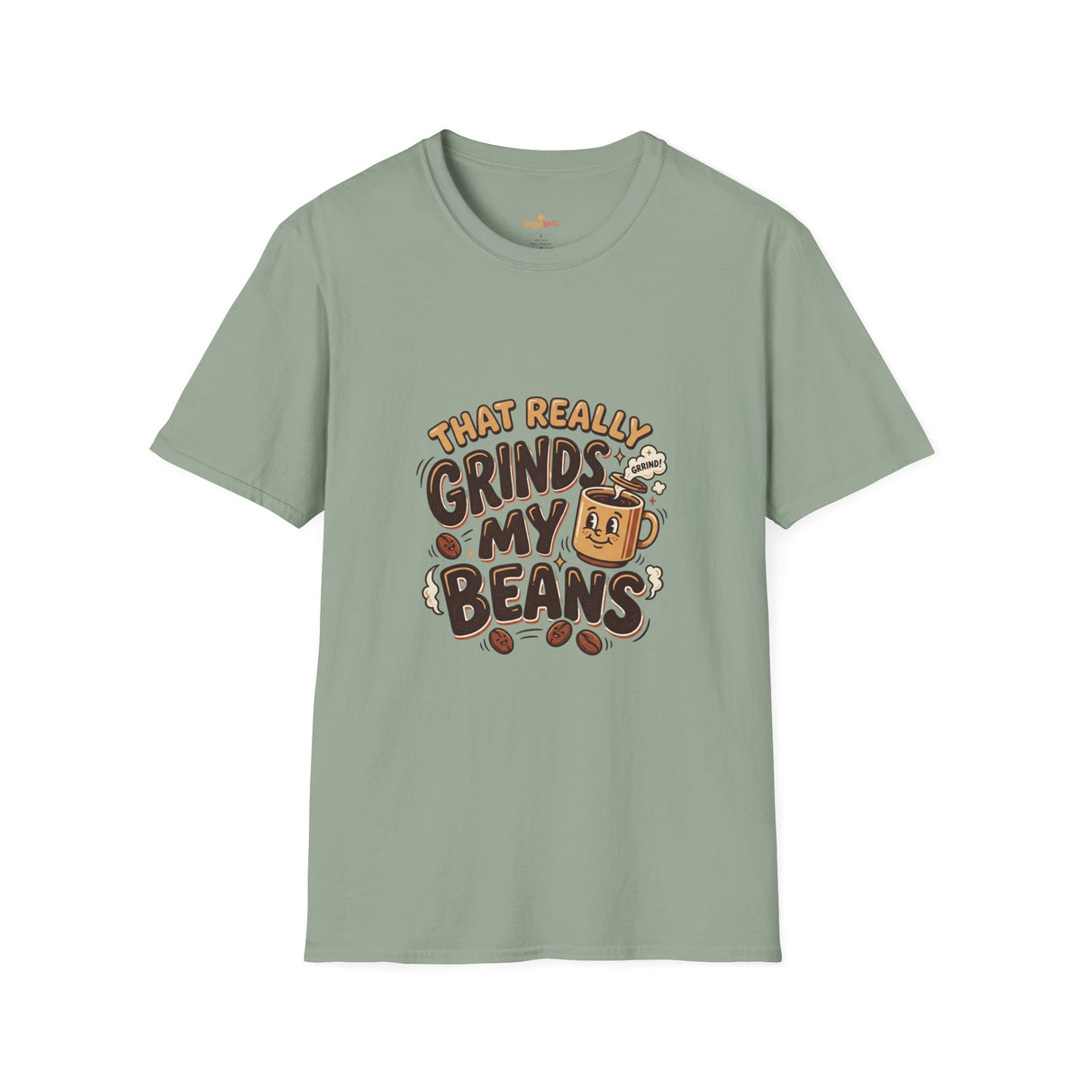 That Really Grinds My Beans T-Shirt — Bold Graphic