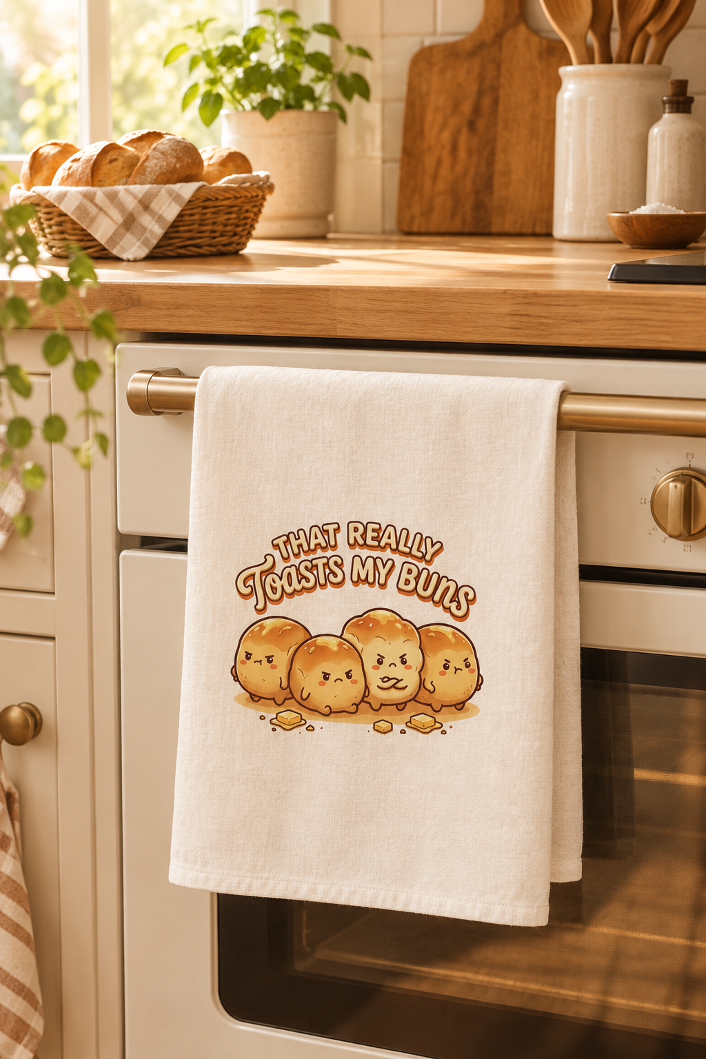 Toasts My Buns Oven Handle Lifestyle