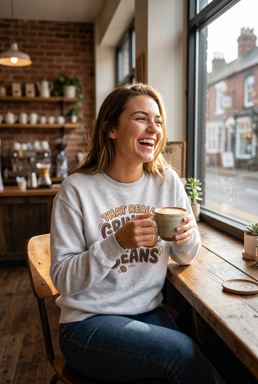 Woman lifestyle sweatshirt